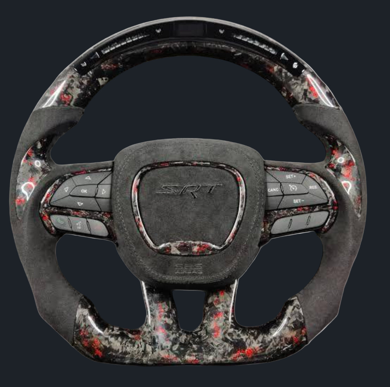 Dodge Charger/ Challenger LED Forged Carbon Fiber Steering wheel