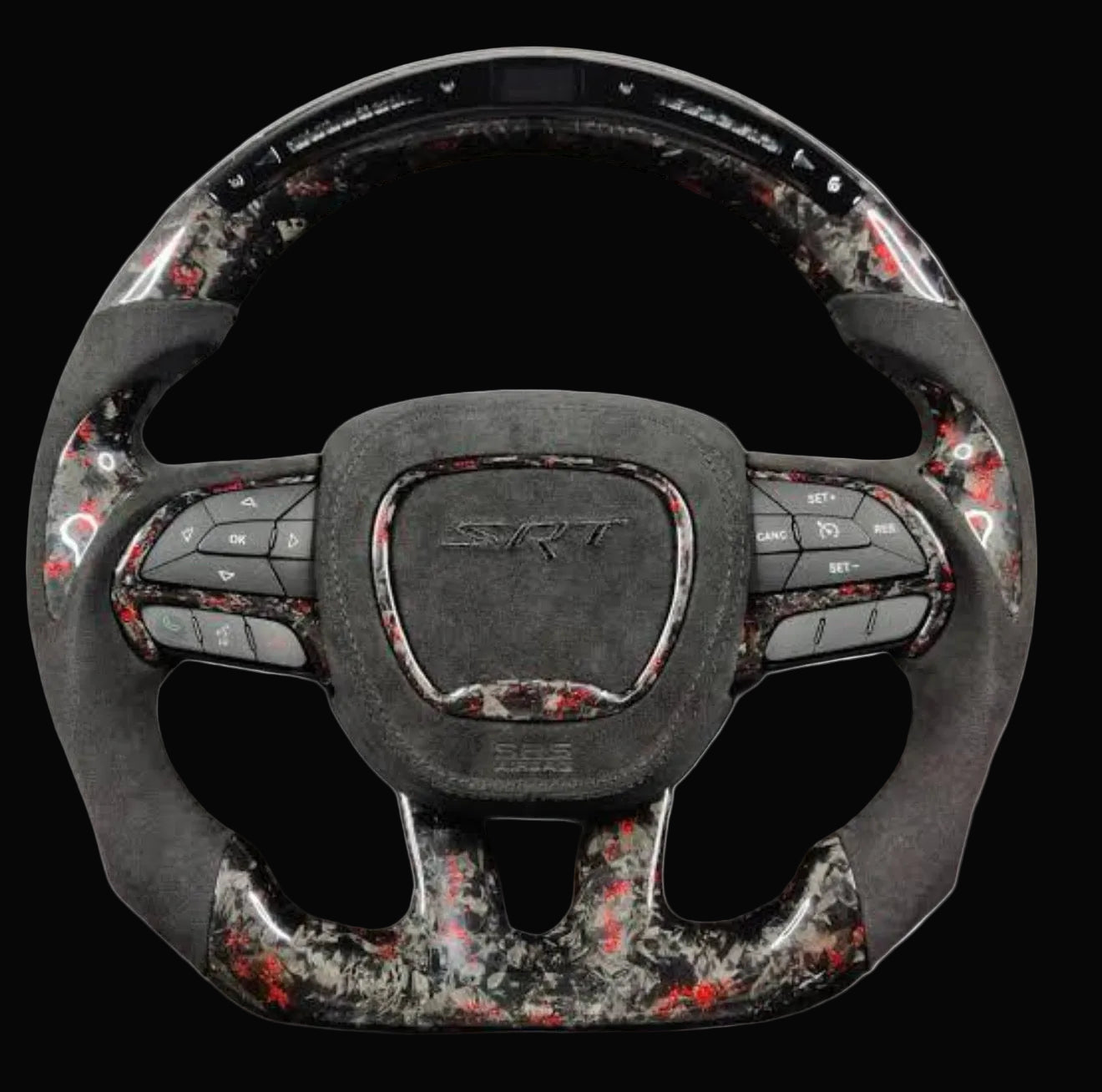 Dodge Charger/ Challenger LED Forged Carbon Fiber Steering wheel