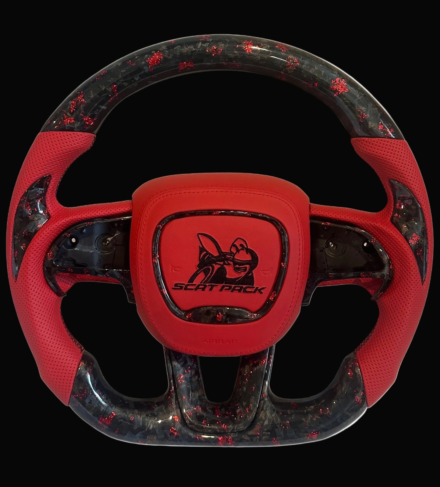 Dodge Scat Pack/RT Challenger and Charger carbon fiber steering wheel