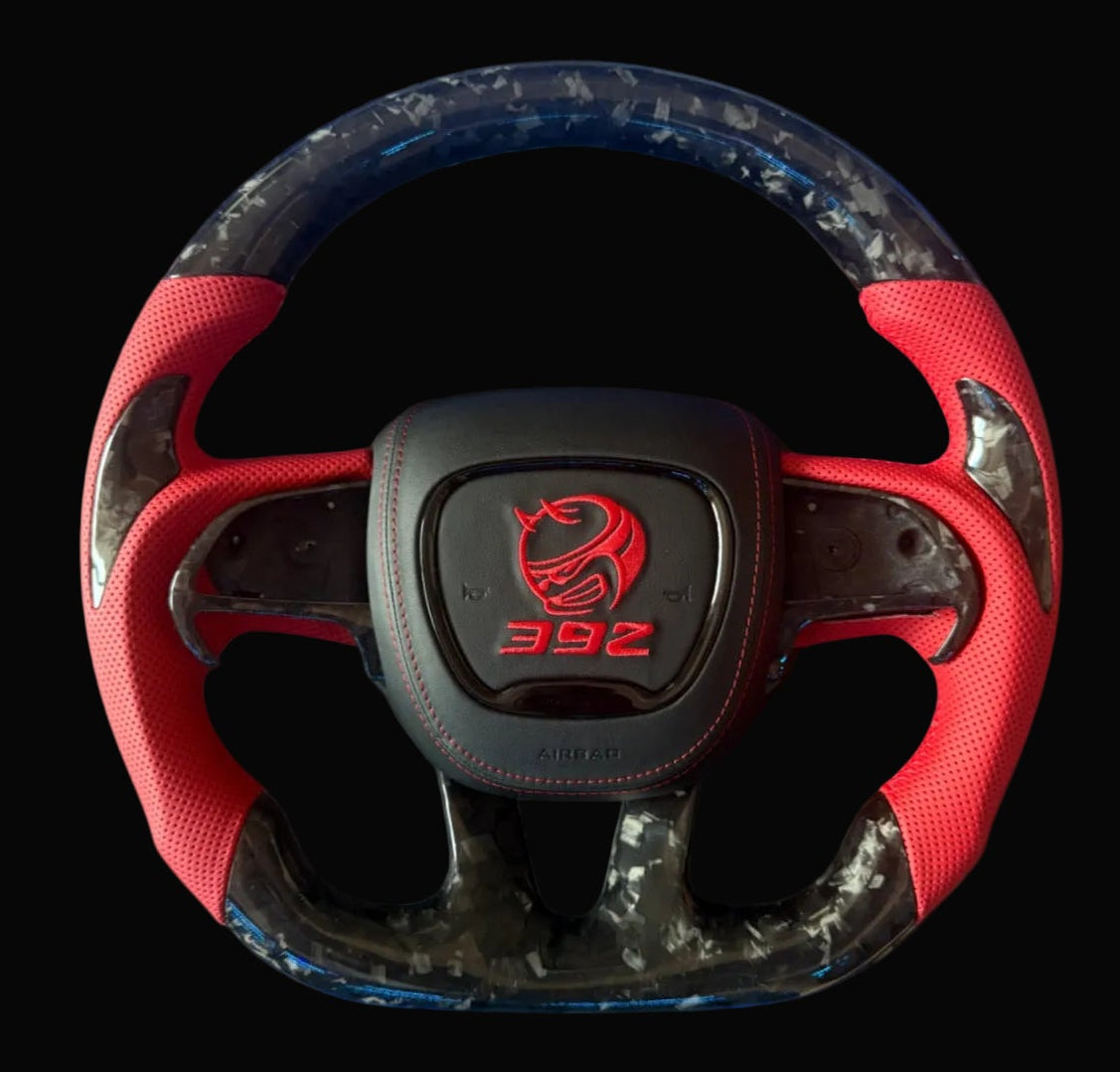 2015-2023 Dodge Charger / Challenger / Scatpack / 392 / Custom Forged Carbon Fiber Steering Wheel