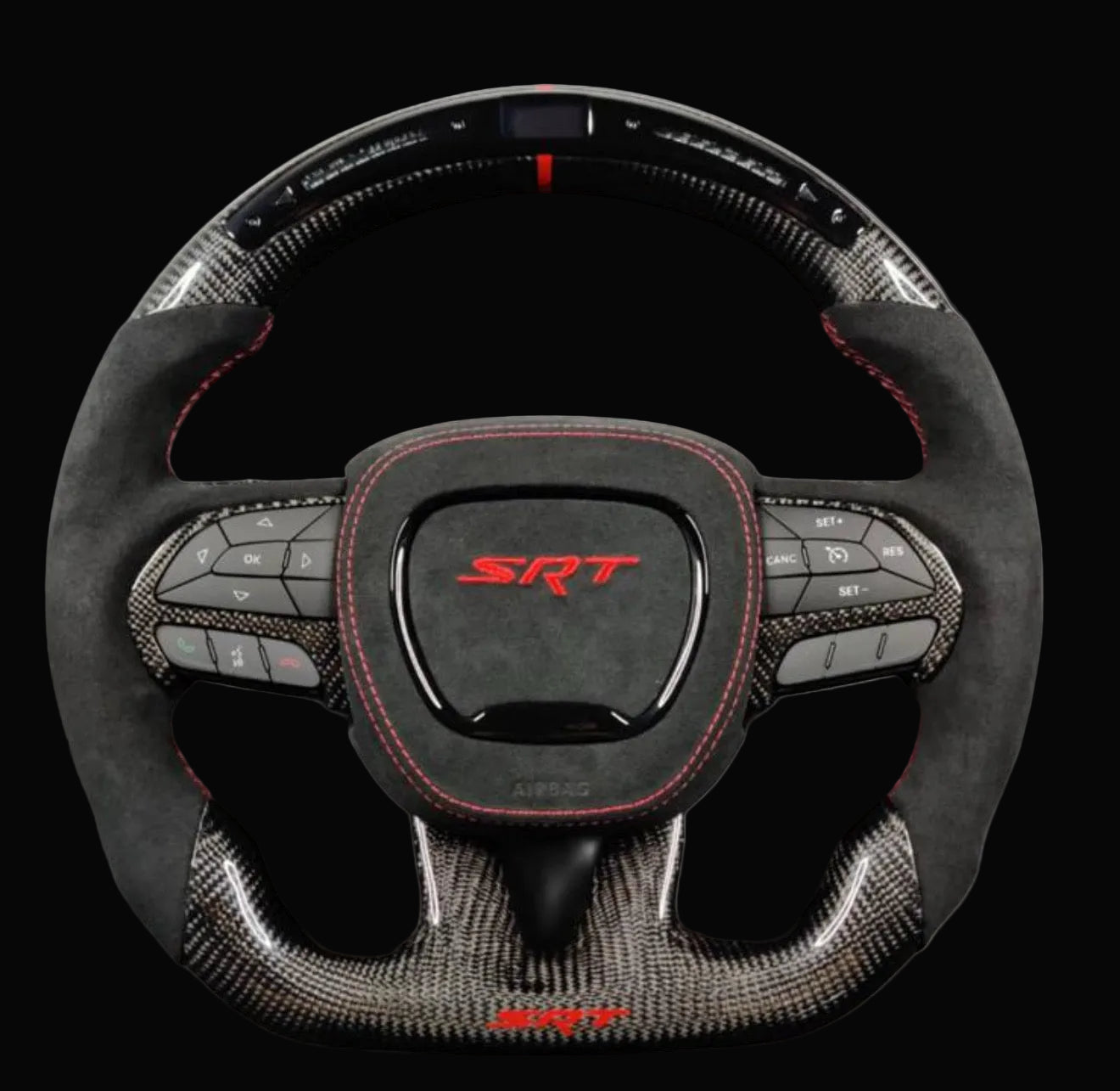 Dodge Charger/ Challenger LED Carbon fiber steering wheel