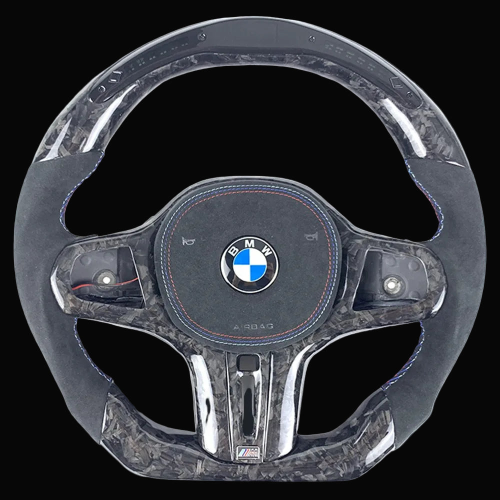 G series Forged Carbon fiber Steering wheel w/ alcantara leather
