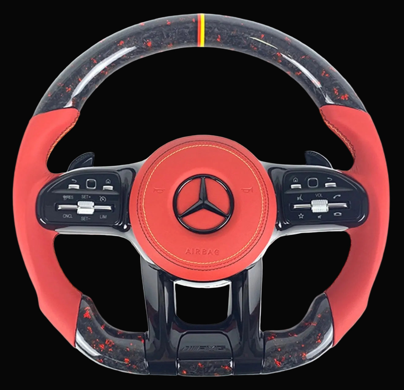 Mercedes-Benz Customizable Carbon Fiber Steering Wheel