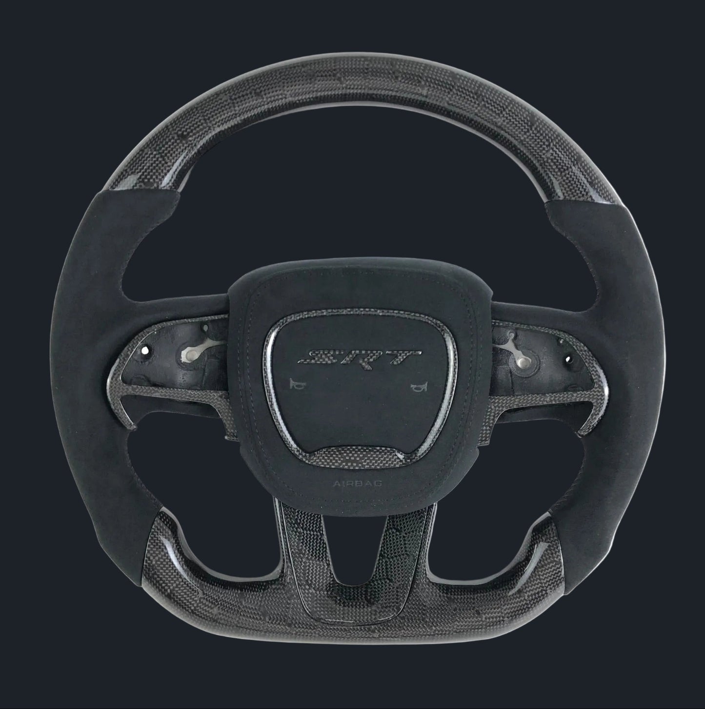 Dodge Charger/Challenger Custom honeycomb carbon fiber steering wheel