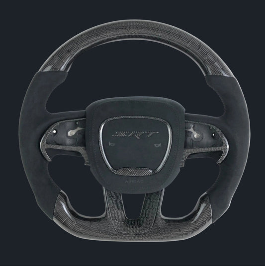 Dodge Charger/Challenger Custom honeycomb carbon fiber steering wheel