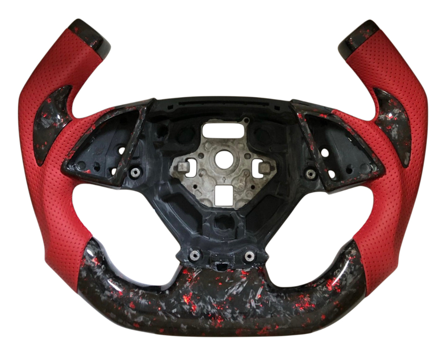 2014-2019 Chevrolet C7 Corvette Customizable Carbon Fiber Steering Wheel | DeLucaCustoms