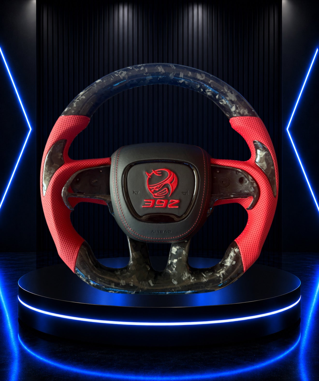 2015-2023 Dodge Charger / Challenger / Scatpack / 392 / Custom Forged Carbon Fiber Steering Wheel