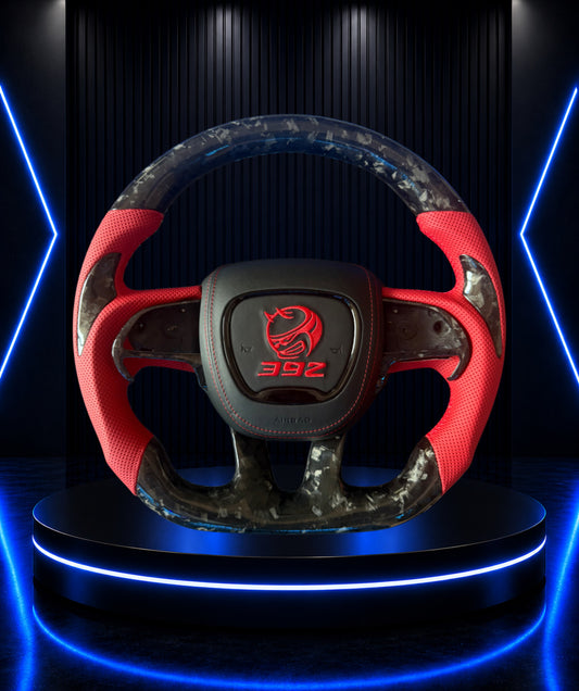 2015-2023 Dodge Charger / Challenger / Scatpack / 392 / Custom Forged Carbon Fiber Steering Wheel