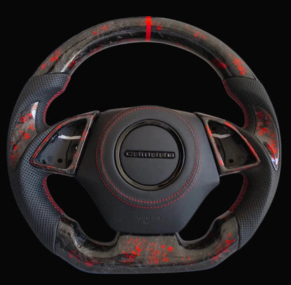 2016+ Chevrolet Camaro Customizable Carbon Fiber Steering Wheel