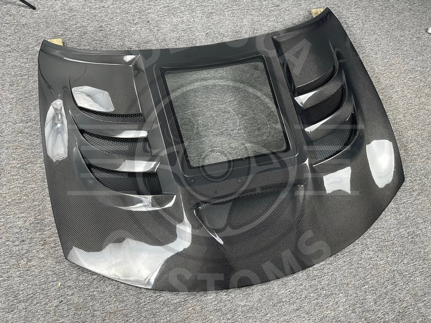 CMST Tuning V3 Clearview Glass Hood for Dodge Charger 2015-2023 Carbon Fiber