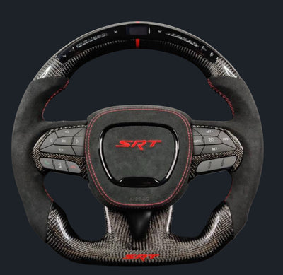 Dodge Charger/ Challenger LED Carbon fiber steering wheel