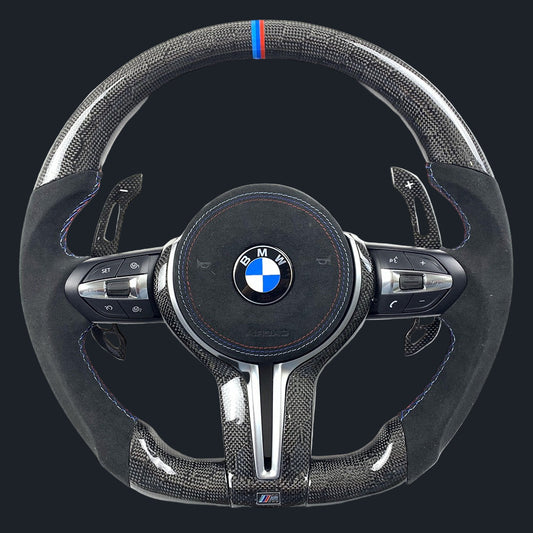 F series Honeycomb Carbon Fiber steering wheel w/ Alcantara leather