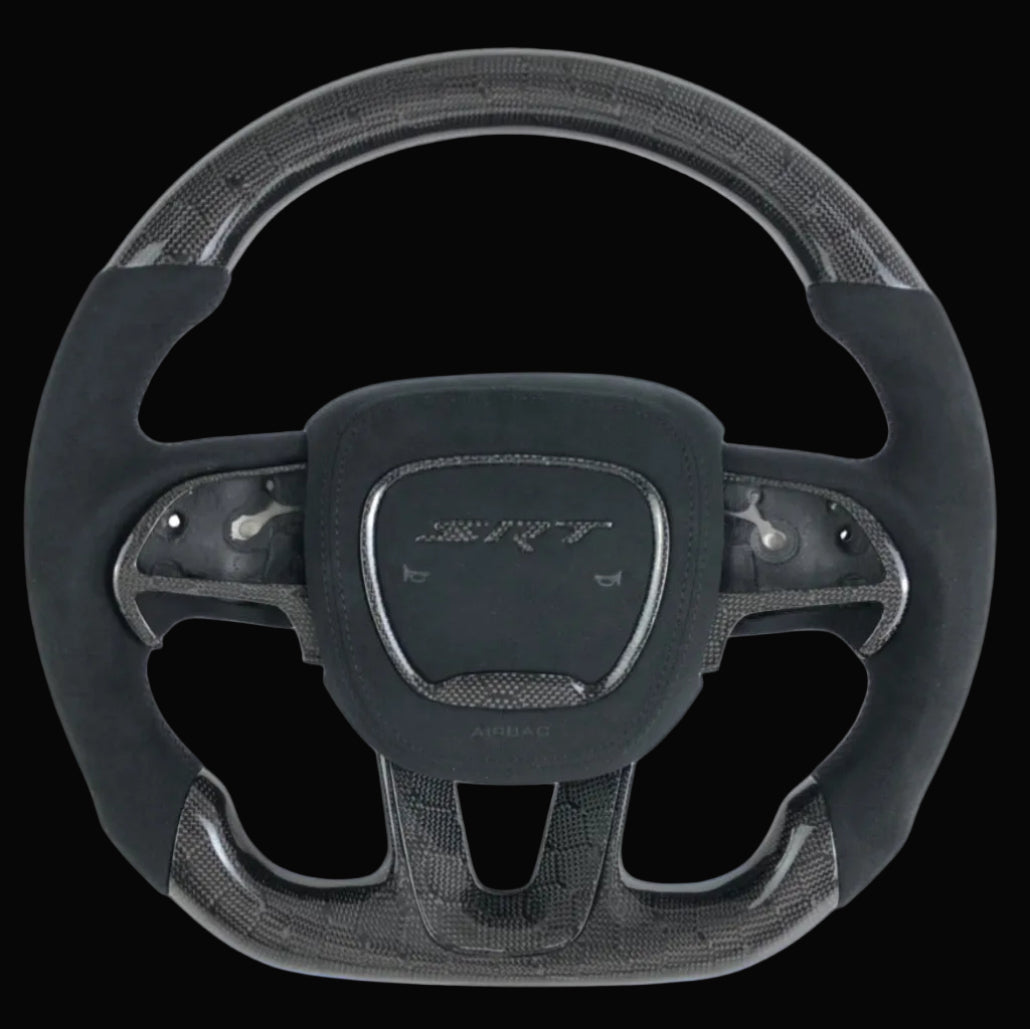 Dodge Charger/Challenger Honeycomb Carbon fiber black Alcantara steering wheel
