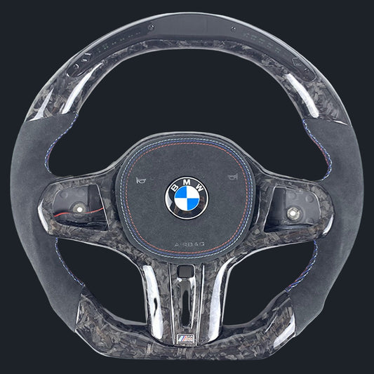 G series Forged Carbon fiber Steering wheel w/ alcantara leather