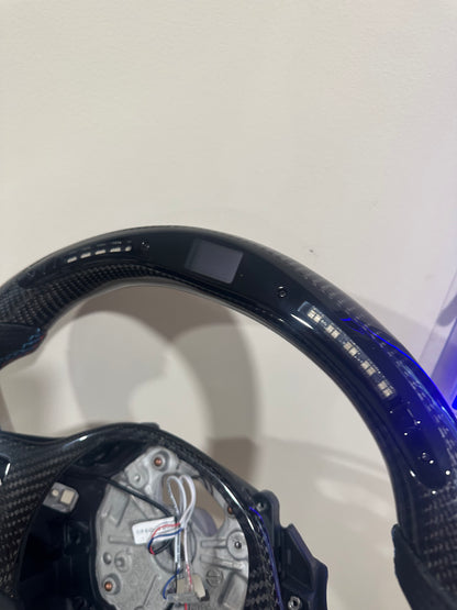 BMW G Series LED Carbon fiber steering wheel