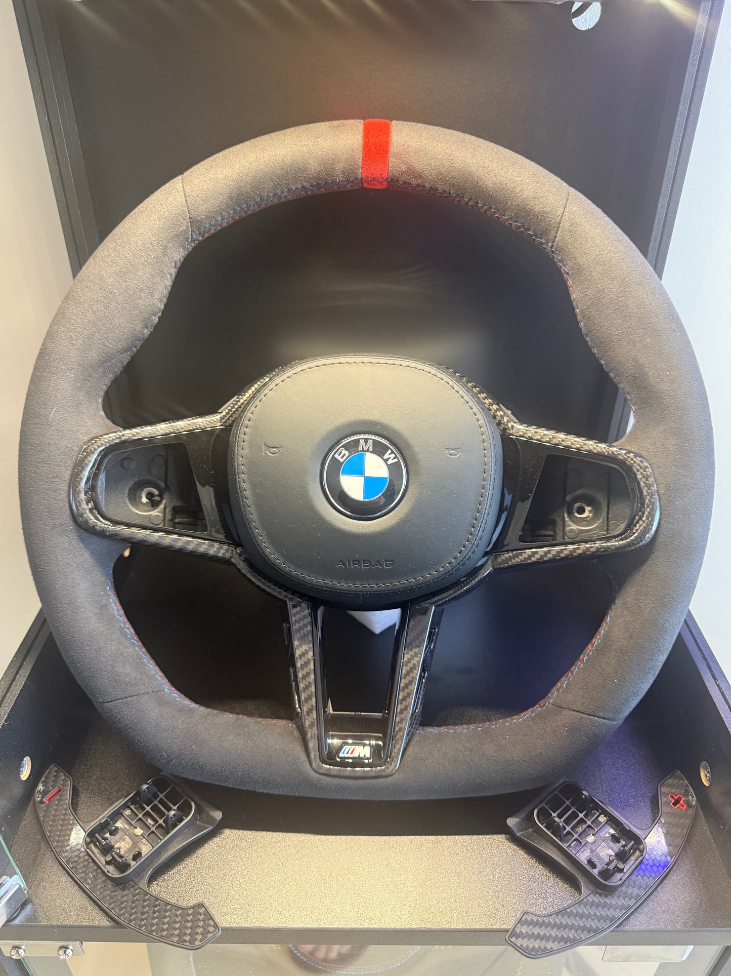 BMW G Series Alcantara Carbon fiber steering wheel