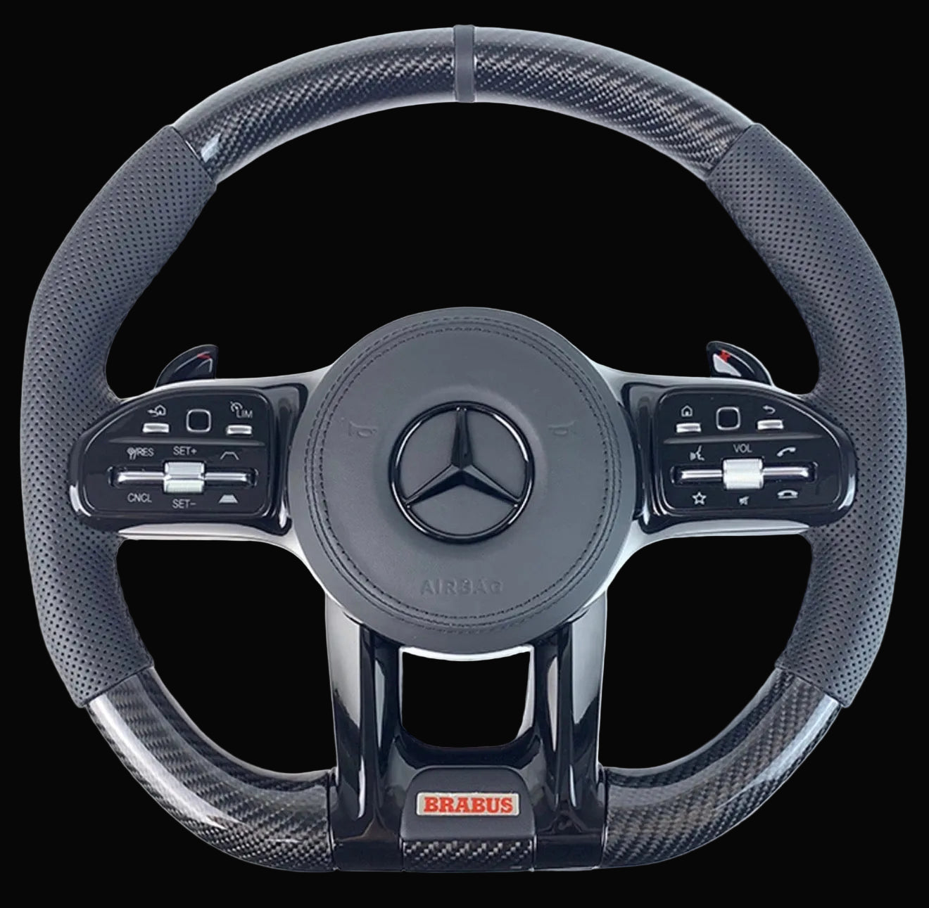 Mercedes-Benz Customizable Carbon Fiber Steering Wheel