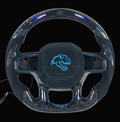 2021-2027+ Ram TRX 1500 Customizable Carbon Fiber Steering wheel